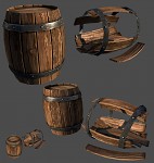 3D Model: Barrel