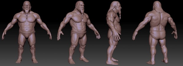 Sculpture: Dwarf(Nude)