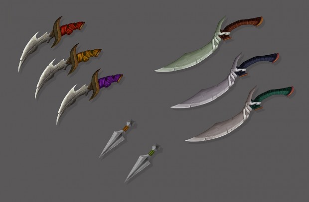 Concept Art: Weapon: Goblin Weapons