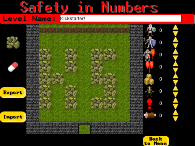 Early screenshots of Safety In Numbers