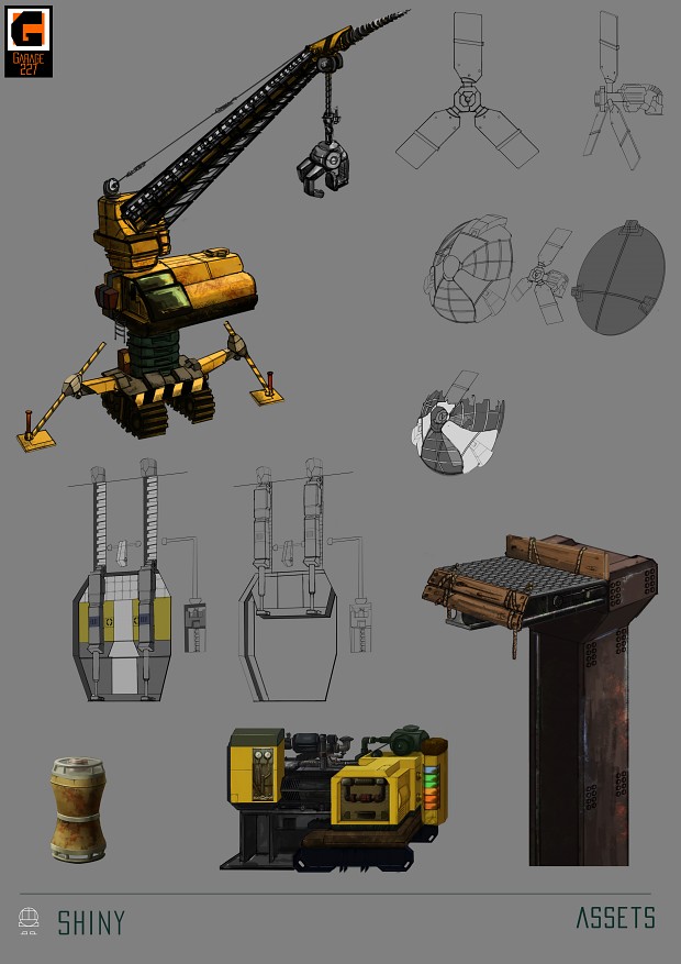 Concept for Game assets