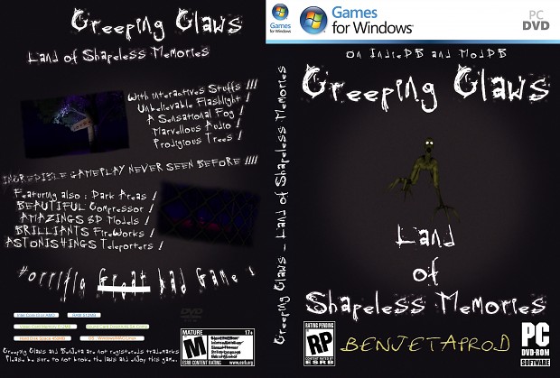 Creeping Claws - Box Cover