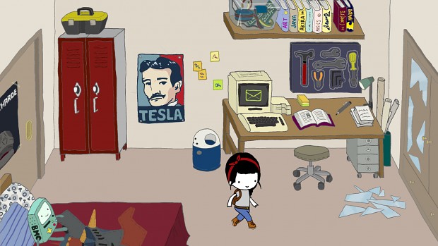 The room of a geek girl