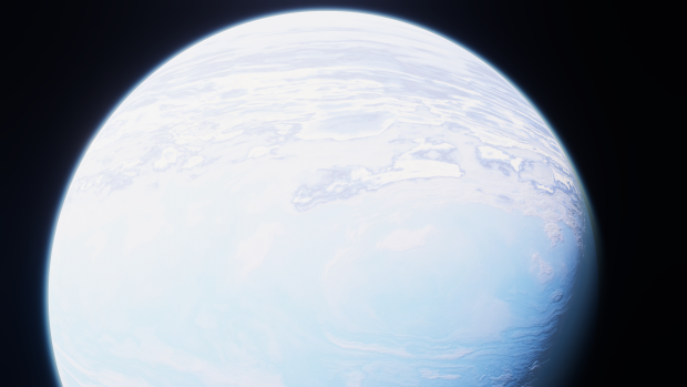 Orbiting a planet in Hapax
