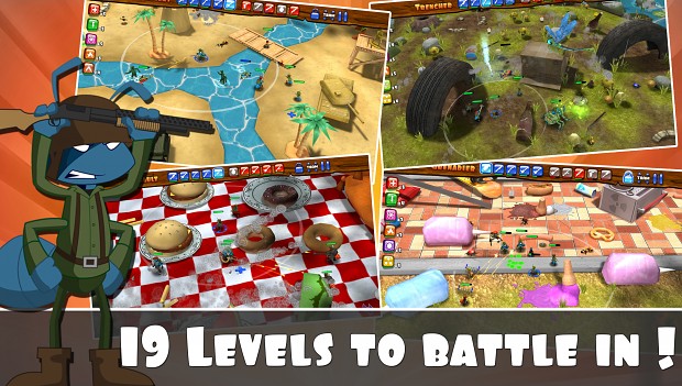 19 levels to battle in
