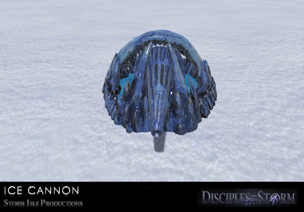 First Look of newly modeled & textured ice cannon