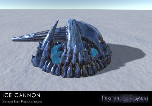 First Look of newly modeled & textured ice cannon