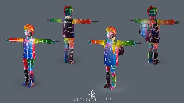 Observatorium - Kit Model - UV Mapping