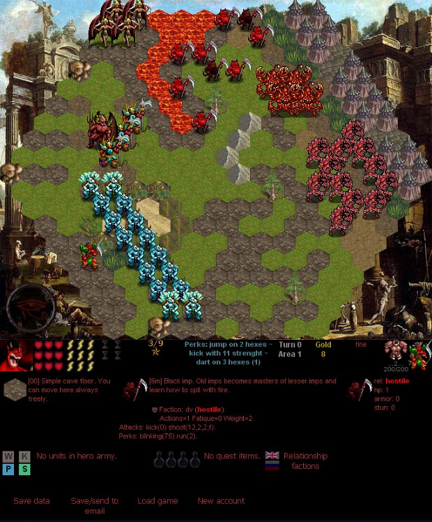 Gameplay image of Demon Tactic