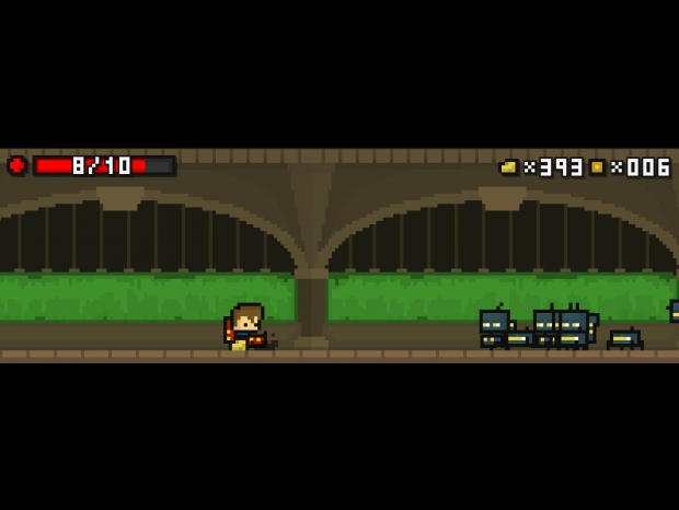 A screenshot of the sewer level