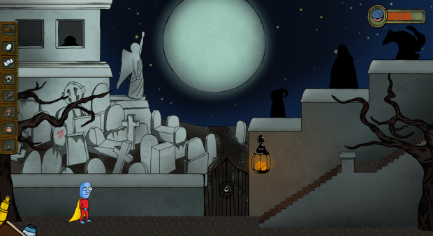 Gameplay Screenshot at Graveyard
