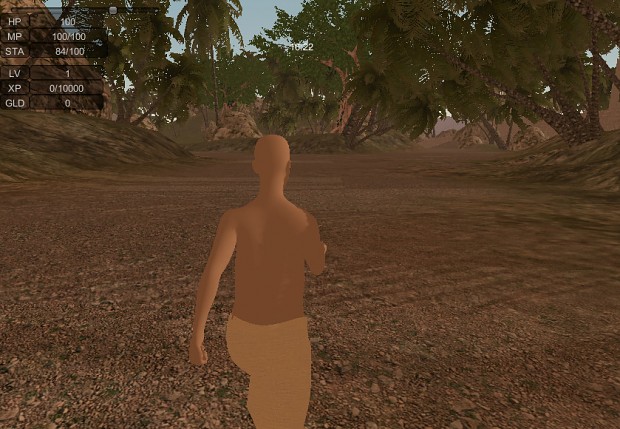 Jungle walk (third person camera)