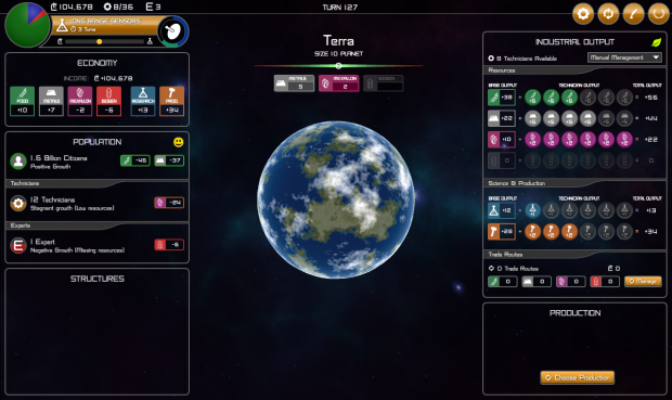 Planet View UI (WIP 1)