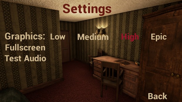 Settings Menu