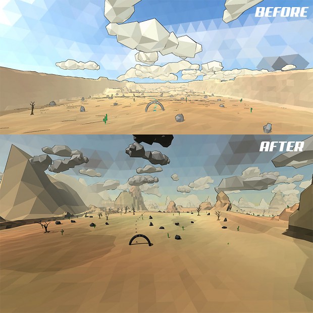 before after race track refactoring