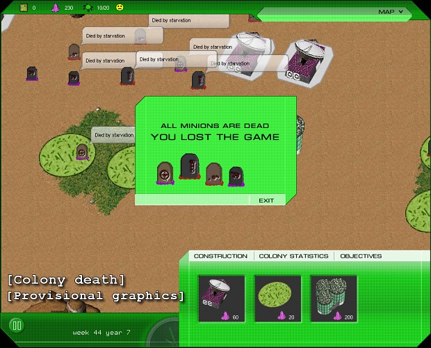 Colony Death - 0.1.0 screenshot