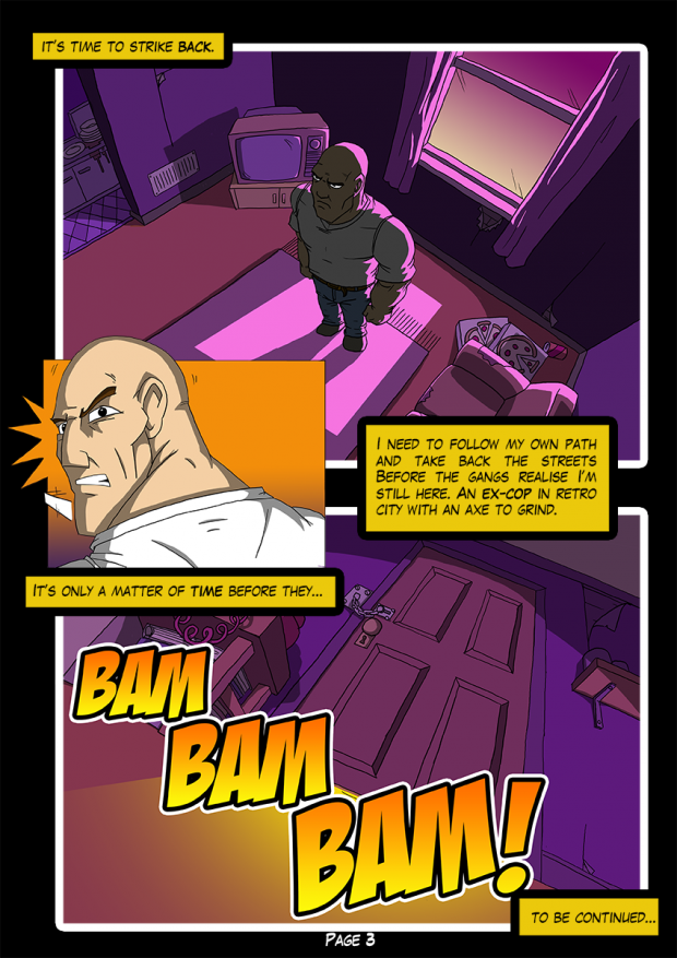 Street Fist Comics page 3