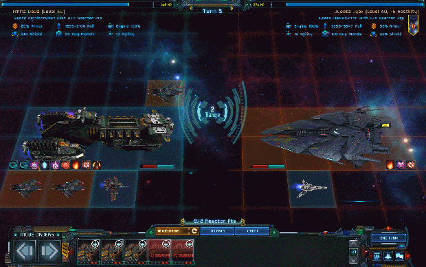 Ship Combat in Star Traders: Frontiers