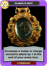 Talisman of Might - new Mage King card