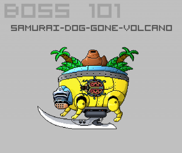 The Samurai Doggone Volcano