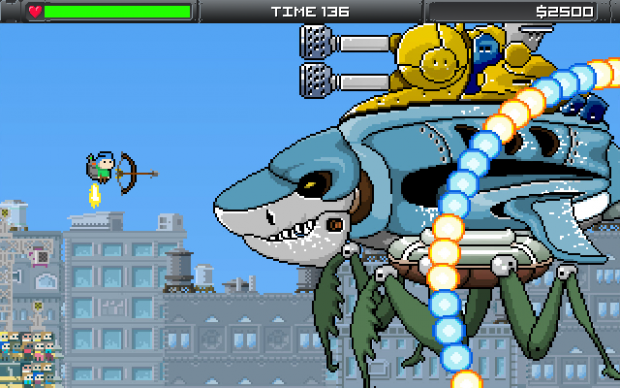 Screenshot - Robo Shark Mantis with bow and arrow