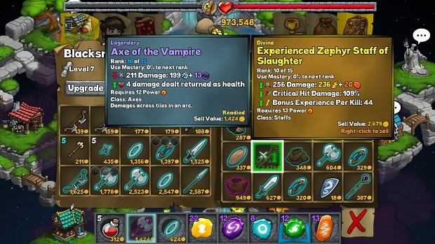 rogue wizards items