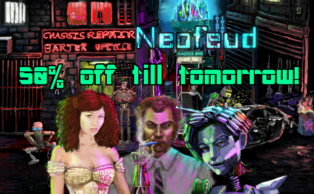 Neofeud 50% Off Till Tomorrow!