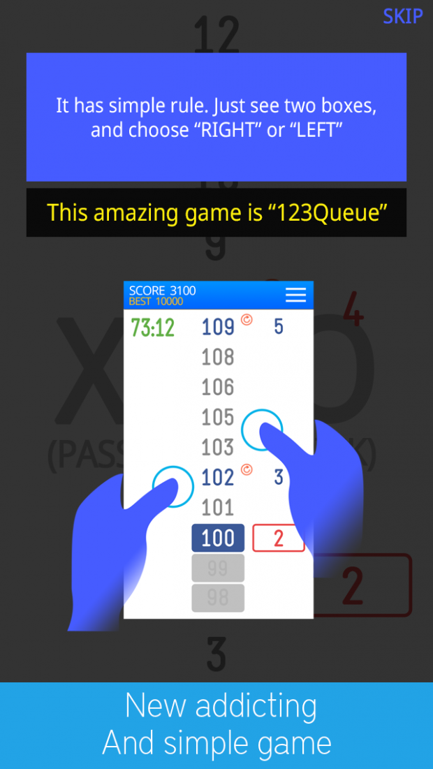 123Queue - Tap The Multiple Number