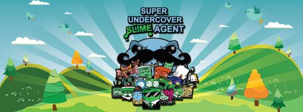 Super Undercover Slime Agent Banner