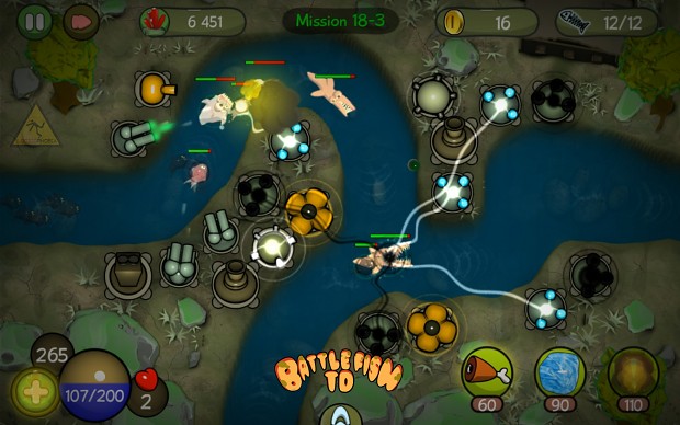 Battlefish TD - Screenshots