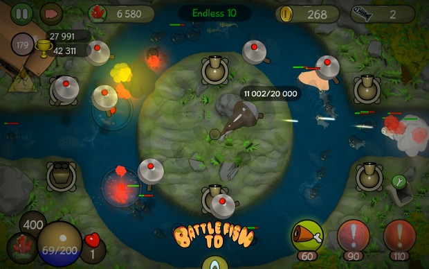 Battlefish TD - Screenshots