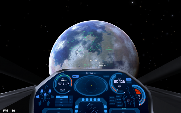 Approaching an Earthlike Planet in Sirius System