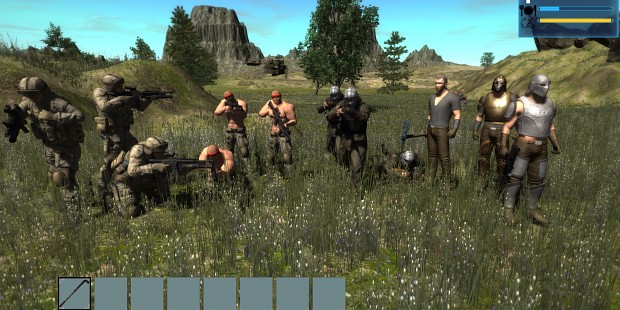 Join NPC Factions (Militants Survivalists Bandits)