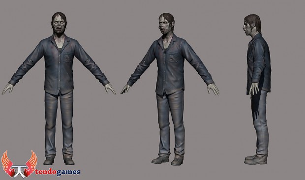 First 3D characters in development