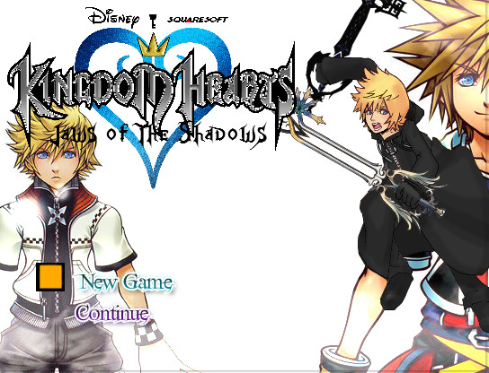 Kingdom Hearts: Jaws of The Shadows Title Screen