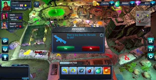 Ruin Wars Board Screenshot