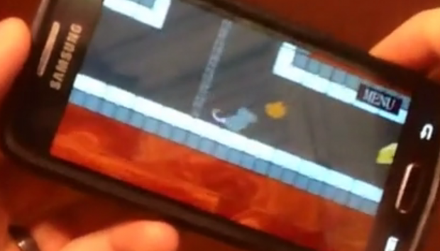 Gameplay on a phone