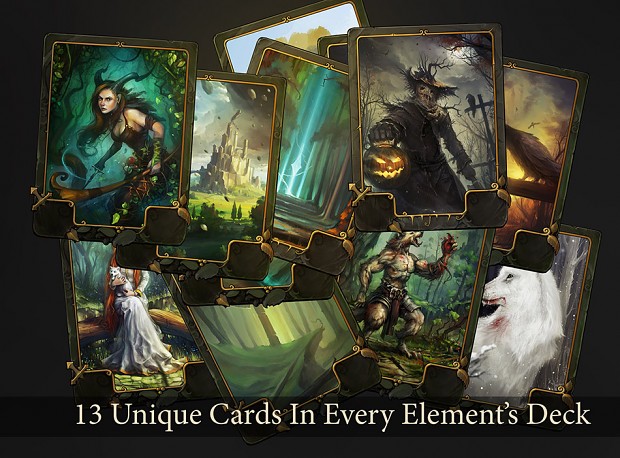Cards with unique abilities