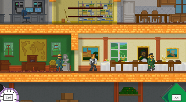 Screens from early version of game