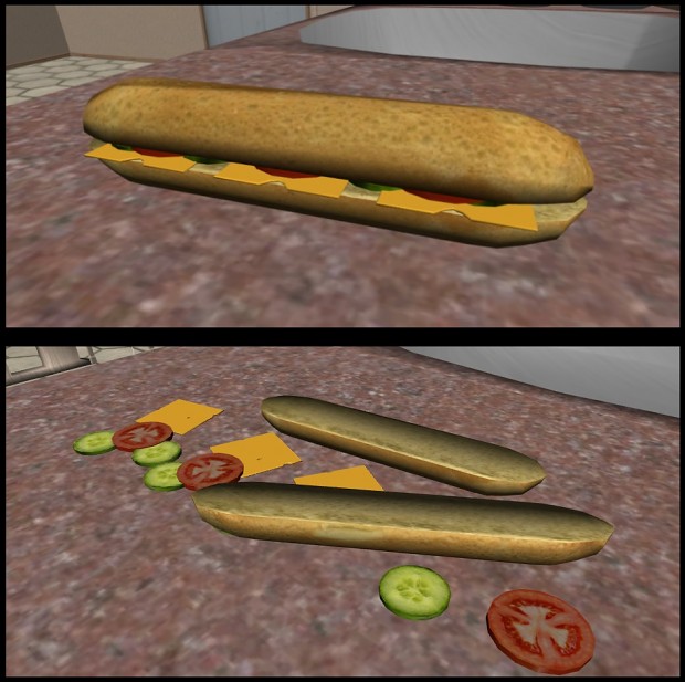 A Sandwich - Before & After