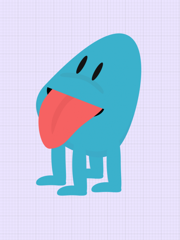 Friendly tongue guy