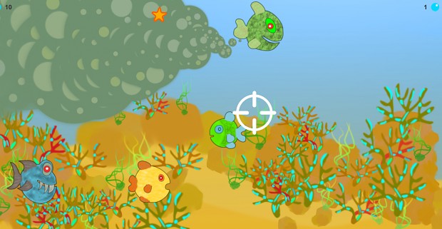 Fishes - bubble attack - screenshoot