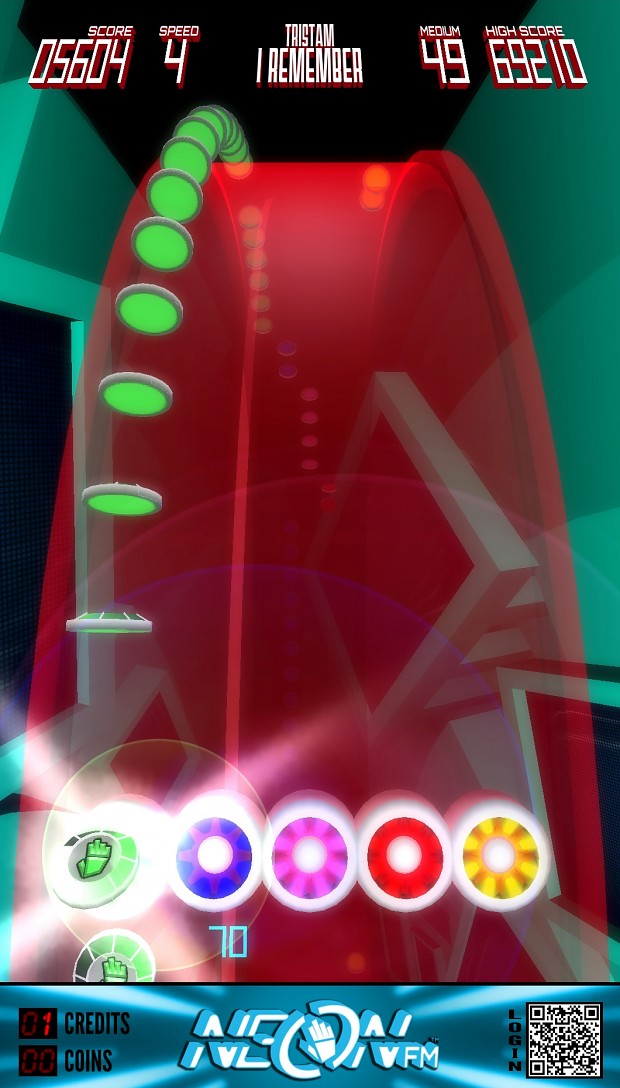 Neon FM Arcade Gameplay