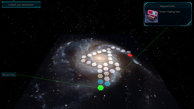 Galactic Map for the Alpha version