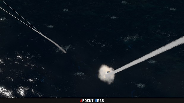 Boomer Submarine firing missiles