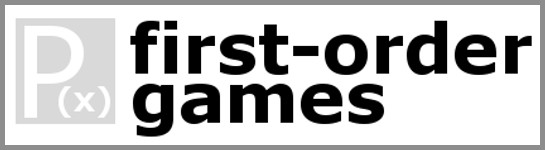 First-Order Games - logo