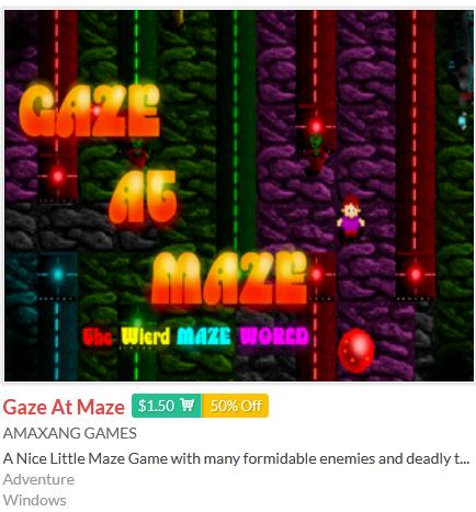Gaze At Maze Product showcase