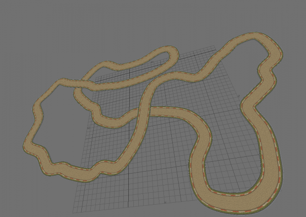 Texture mapping on procedural track "works"!