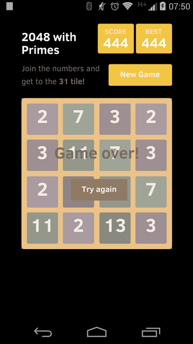 2048 With Primes