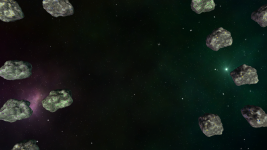 Freshly spawned asteroids